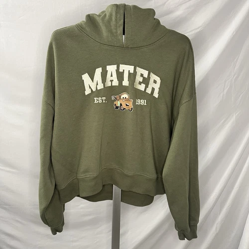 ALEXANDER MCQUEEN Felpa con cappuccio Disney Pixar Green Lightning McQueen XL