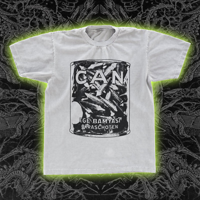 Can band rock band white ARTWORK T-shirt Unisex All sizes 2F596