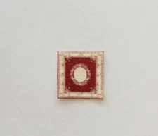 Dollhouse Miniature 1:144 Scale Plush Area Rug