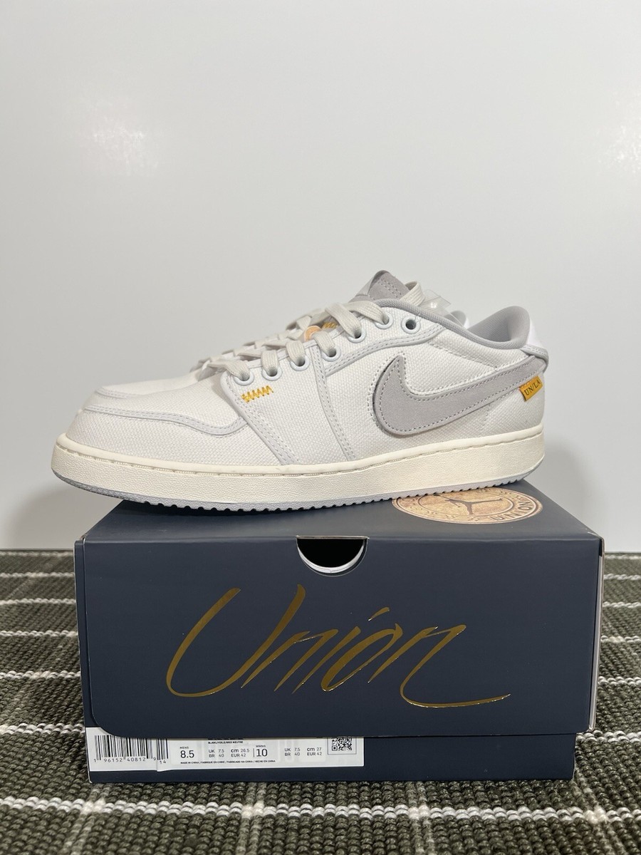 UNION × NIKE AIR JORDAN 1 KO Jordan 1 Retro AJKO Low SP Union White Canvas Men's - DO8912