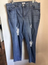 Sofia Vergara Jeans Women  s Skinny Ankle Sz 20 Blue
