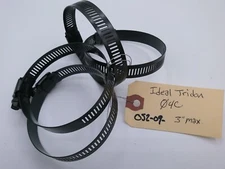 Lot of (4) Ideal Tridon 04C Clamps - Black | OS2-09-