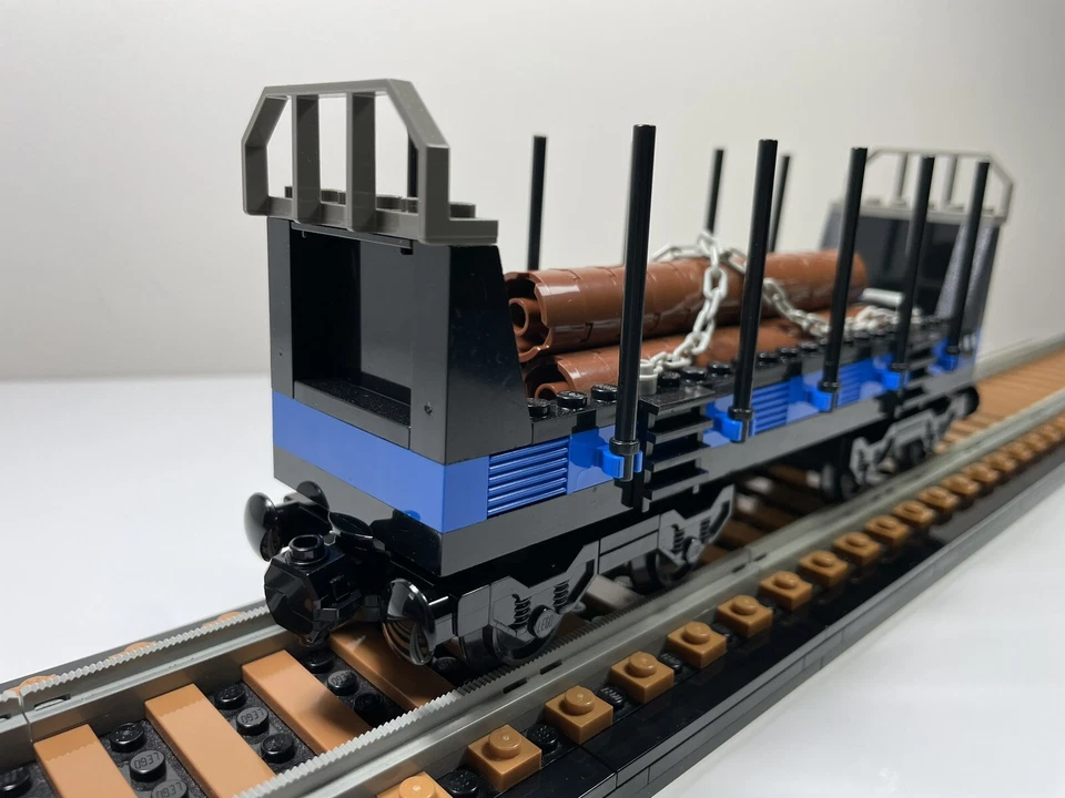 LEGO Set 10013 vagones de carga abiertos trenes 9V mi propio tren 2001 INCOMPLETO Foto 4 de 4