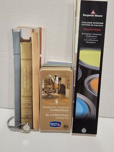 3 x Benjamin Moore Colour System Designer Collections Fan Deck Samples