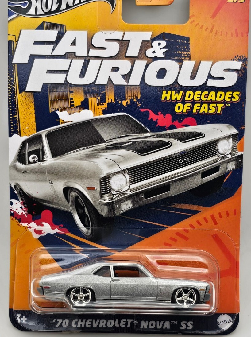 Hot Wheels Fast & Furious Decades Of Fast '70 Chevrolet Nova