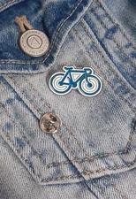 Cyclists Racing Bike Metal & Enamelled Novelty Lapel Pin Badge JKB50-17