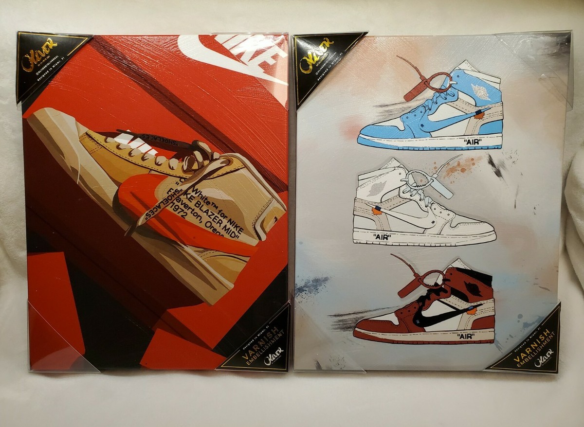 Off White X Air Jordan 1 Retro High & Blazer Mid Oliver Gal