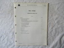 IH International truck fuel system 1920 carburetor service manual CTS-2484