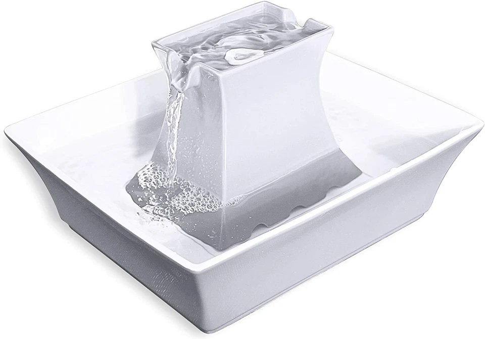 Petsafe Drinkwell PWW00-13907 70 oz. Cuenco fuente cerámica pagoda mascota - sin BPA Foto 3 de 4