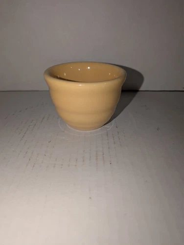 Vintage Bauer Pottery, Custard Cup Ringware/Beehive Yellow
