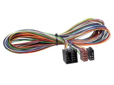Verlängerung Kabel 5m Quadlock ISO Autoradio Stecker Adapter Offene Pinbelegung