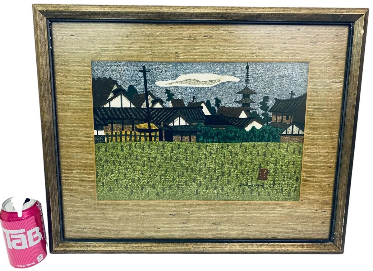 多色木制日本古董打印| eBay