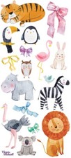 Violette Stickers Baby Zoo Animals Crafts Planner Supply Scrapbook Baby Shower
