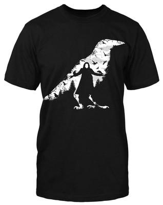 Crow T-Shirt Krähe Rabe Rache Rächer Kill Killer Horror Lee Fun Film Movie Kult