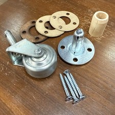 1 New Piano Caster/Wheel For Upright Piano 1 3/4" w Hardware, Medium Duty