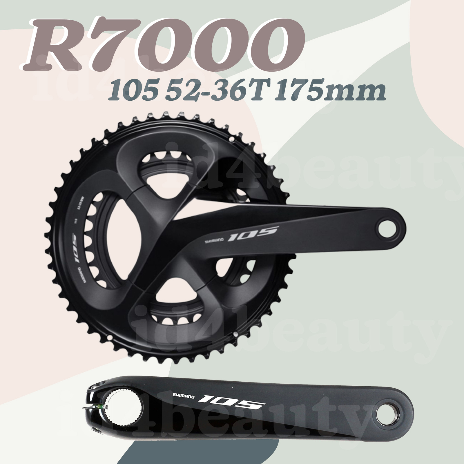 Shimano 105 FC-R7000 52-36T Crankset 2x11 Speed 175mm Road Bike Bicycle