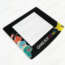 Nintendo Game Boy Color GBC Screen Lens Protector Pokemon Pikachu Squirtle NEW