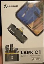 Hollyland Lark C1 Digital Wireless Lavalier Microphone for iPhone iPad
