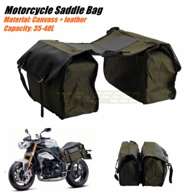 Motorcycle Saddle Pockets Large Capacity Bags For Honda shadow 750 CTX Iron 833