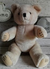 Peluche Teddy Bear beige membres articulés 35 cm + cadeau