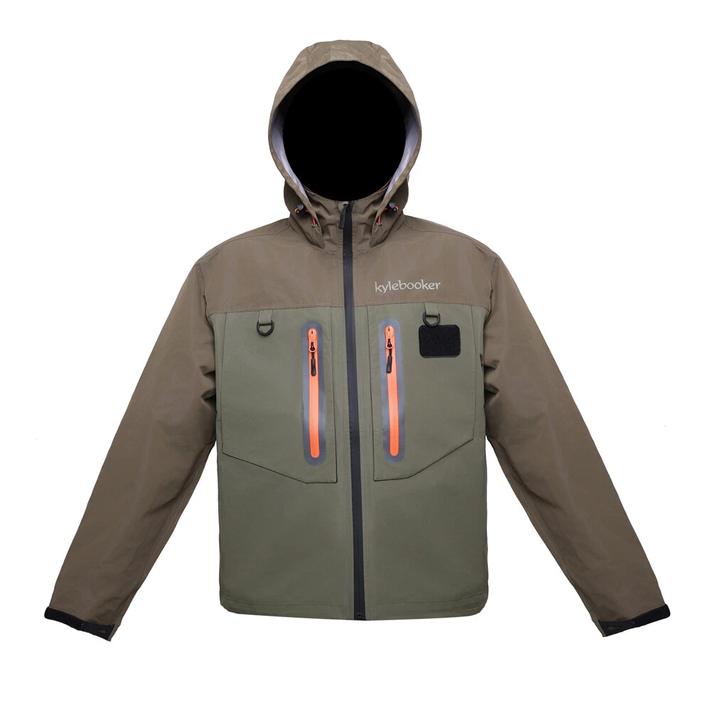 Kylebooker Waterproof Weather Watch Hooded Sport Fishing Rain Jacket Black Brown
Opens in a new wind