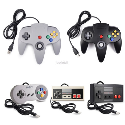 Snes Nintendo Switch Wired Controller Mac For PC/Mac/Linux N64