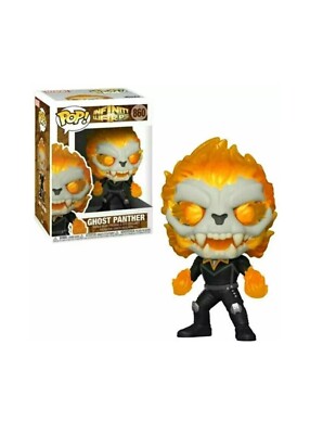 FUNKO POP! Marvel Infinity Warps - Ghost Panther #860 NEU  in Pop!-Protector