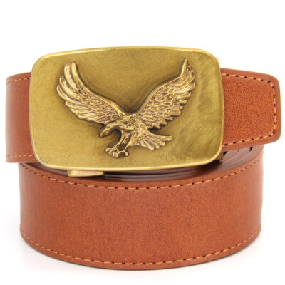 Western Eagle Buckle Belt for Men Cowboy Casual Belts 3.5cm  display picture 1