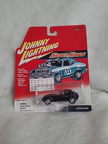 Johnny Lightning - Rebel Rides - Cheetah - Schwarz
