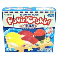 Kracie Popin' Cookin' Diy Japanese Candy Kit, Tanoshii Sushi Shop , 28.5g