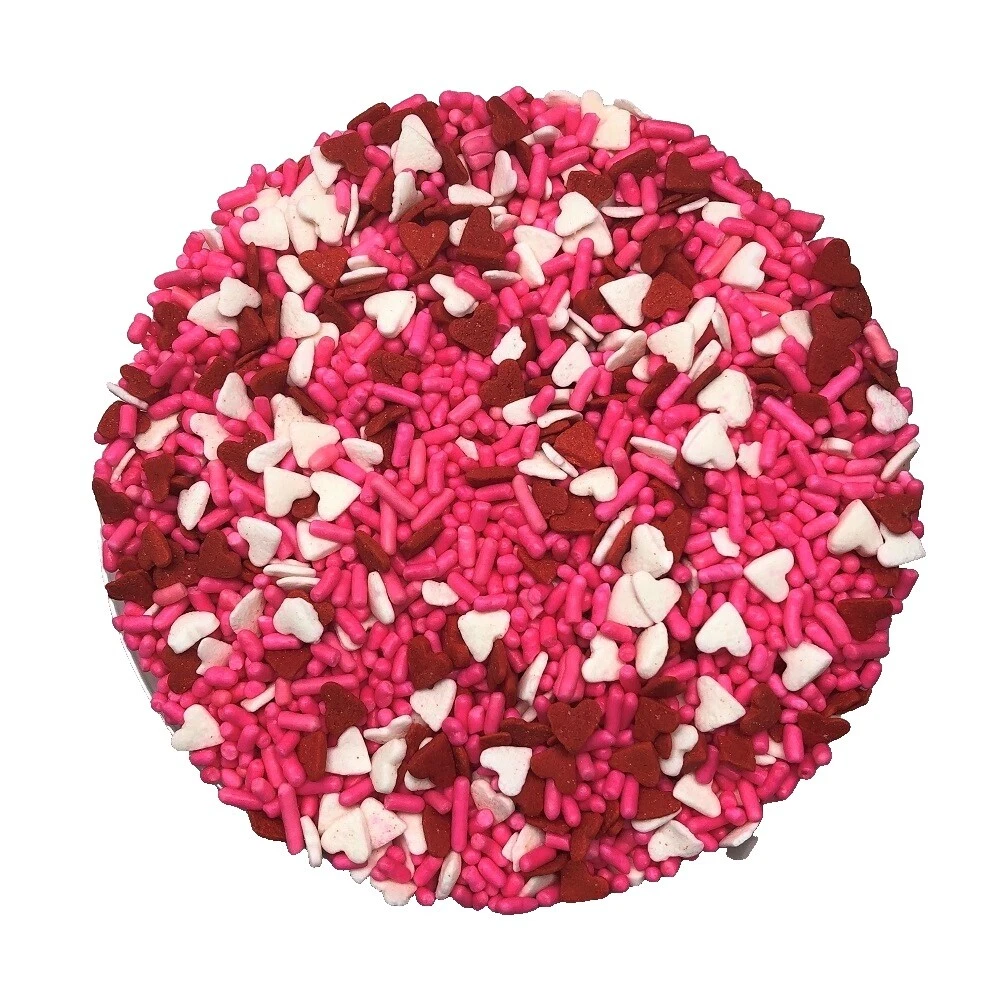 Heart Edible Glitter & Sprinkles