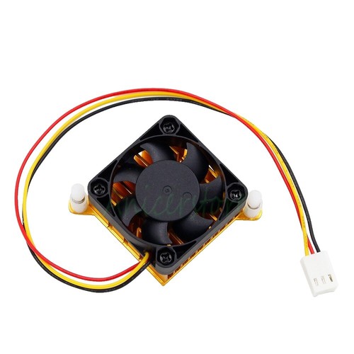 VGA Graphics Card Chipset Cooler - Aluminum Heatsink With 45mm 3-Pin Fan (55mm Mount Holes)