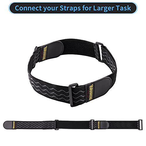 Trilancer elastische Cinchriemen mit rutschfesten Streifen 12 x 28er Pack schwere Dut - Bild 7 von 7