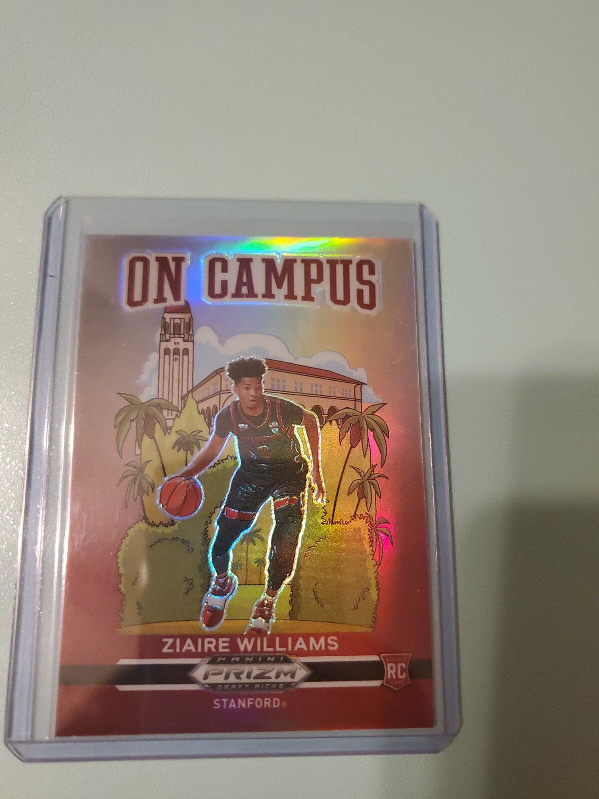 2021-22 PRIZM DRAFT PICKS ZIAIRE WILLIAMS ROOKIE ON CAMPUS SSP CASE HIT PRIZM 12