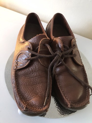 Mens Leather Flat Soft Loafers Casual Walking Driving Comfort Shoes Size 8