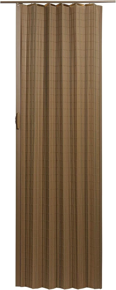 Puerta acordeón natural duradera 32" x 80" - Ideal para armarios y espacios estrechos Foto 3 de 4
