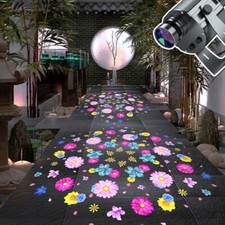 15W Creative Pattern Led Outdoor Waterproof Projection Rotation Gobo Projector