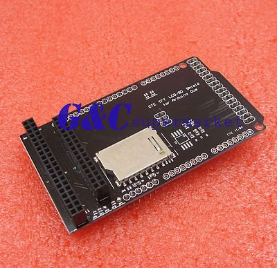TFT/SD Shield for Arduino DUE TFT LCD Module SD Card Adapter 2.8 3.2 inch NEW