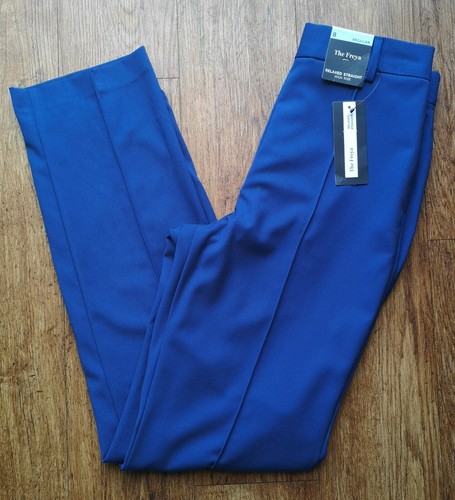 M\u0026S Freya Relaxed Straight Trousers 8 