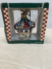 Fabric Mache Moose 5  Inch Ornament in Box
