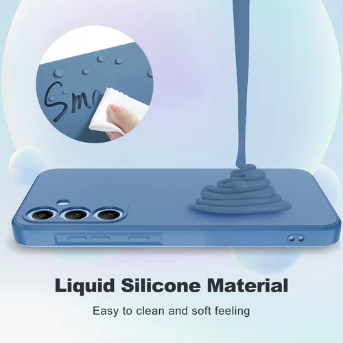 Für Samsung Galaxy A15 A25 A55 5G Flüssig Silikon Handyhülle / Displayschutz - Bild 39 von 58