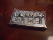 NEW Fender High Mass Wide 5-String Bass Bridge, Zinc Saddles CHROME 099-4409-000