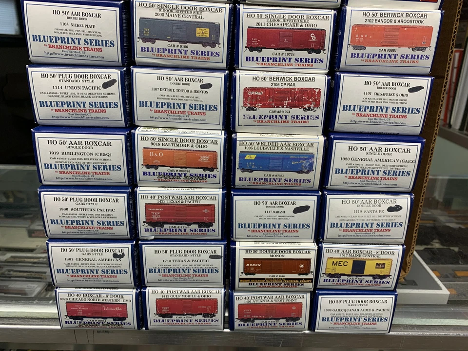 BRANCHLINE TRAINS CAR HO KITS @$20 D&H T&P UP CNW IC CIL PRR CB&Q MEC FREE SHIP. - Image 3 of 4