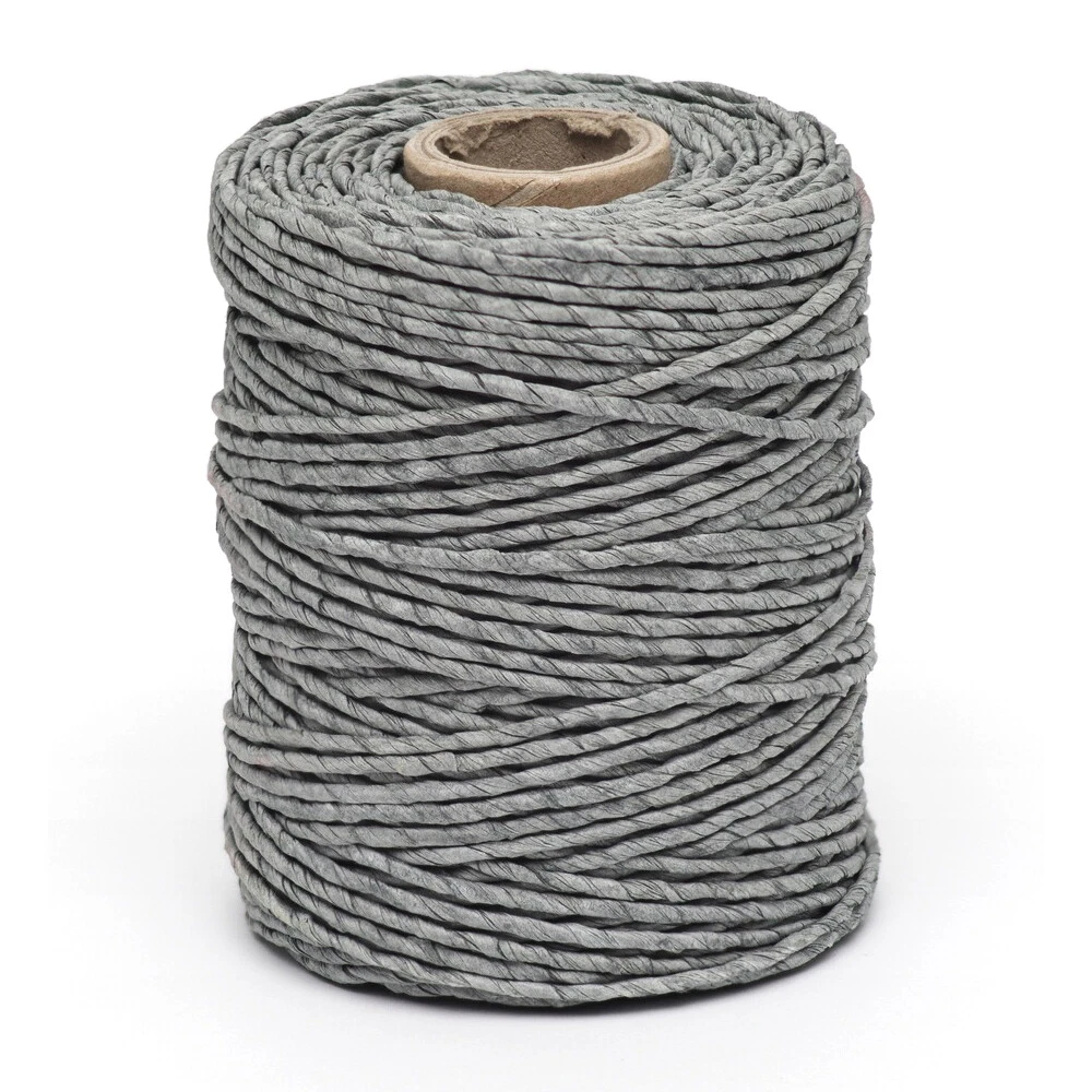 100 m of Grey Paper Raffia Cord Craft Twine Rope String Craft DIY Scrapbook