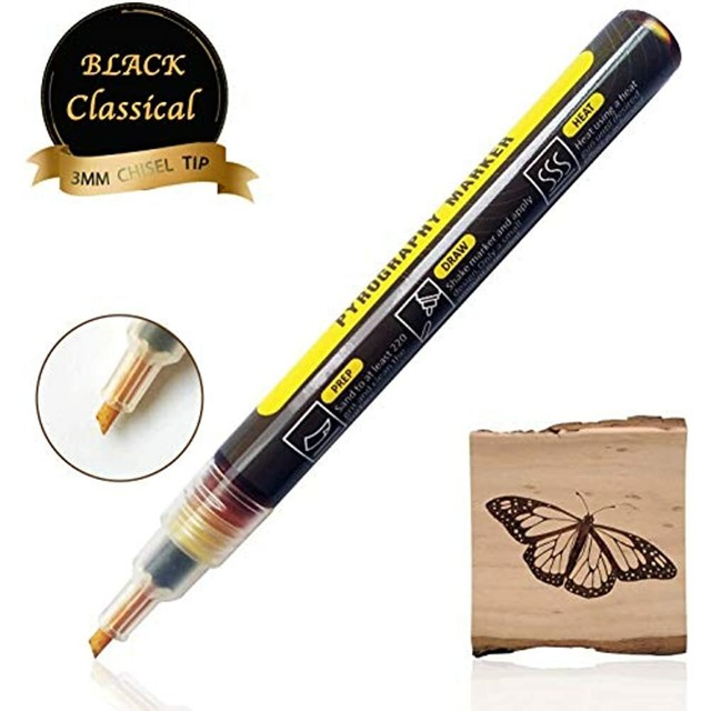 Professional Wood Burning Marker Chemical Pen, Pyrography For DIY