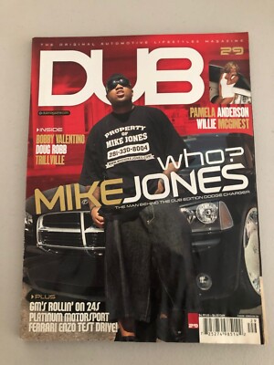 DUB Magazine Mag Mike Jones Pamela Anderson Bobby Valentino Doug Robb McGinest