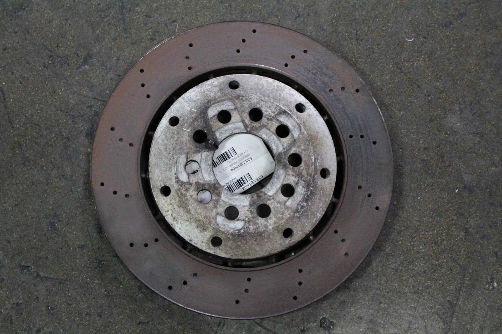 Lamborghini Gallardo Coupe, Spyder, LH, Rear Brake Rotor, Used, P/N 400615601C