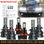 For Jaguar S-Type 2005-2008 Combo LED Headlights Bulb High Low Beam Fog Light Z8