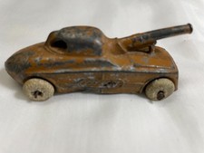 Vintage Barclay toy military vehicle 1930's US Army tank truck diecast