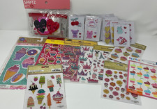 Kids Scrapbooking Stickers Bundle Arts Crafts Most New Few Opened Assorted